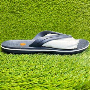 Crocs Crocband Mens Size 13 Blue Beach Walking Outdoor Flip Flops Thong Sandals